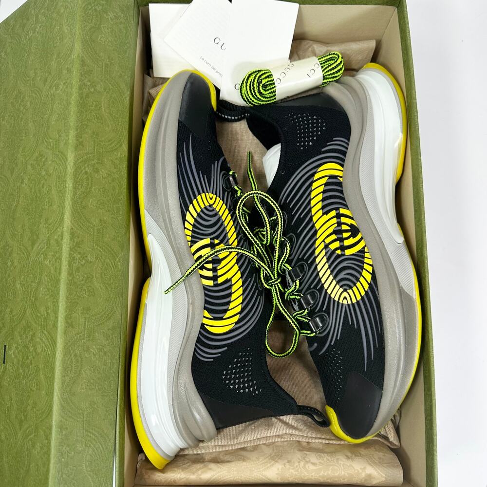 Gucci Technical Knit GG Run Sneaker - Women’s 9.5 - Picture 2 of 8